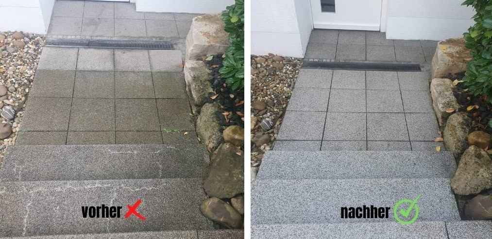 Hochdruckreinigung Hofeingang